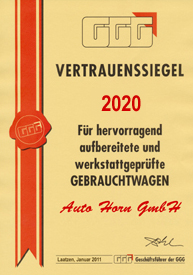GGG Vertrauenssiegel 2020